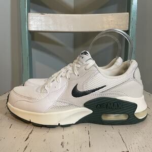 Nike Air Max Excee Women’s 7.5 White/Vintage Green Running Sneakers HQ3411-100